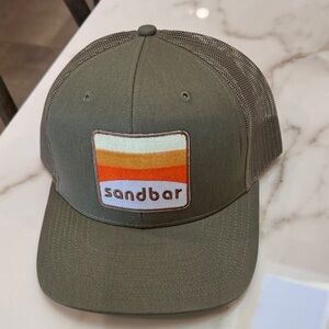 Sandbar Olive Green Trucker Hat